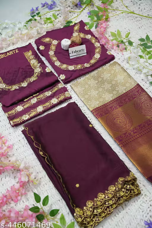 Beautiful Embroidery work Unstitched Half Saree with Woven Design & Rangoli Embroidery Dupatta For Women