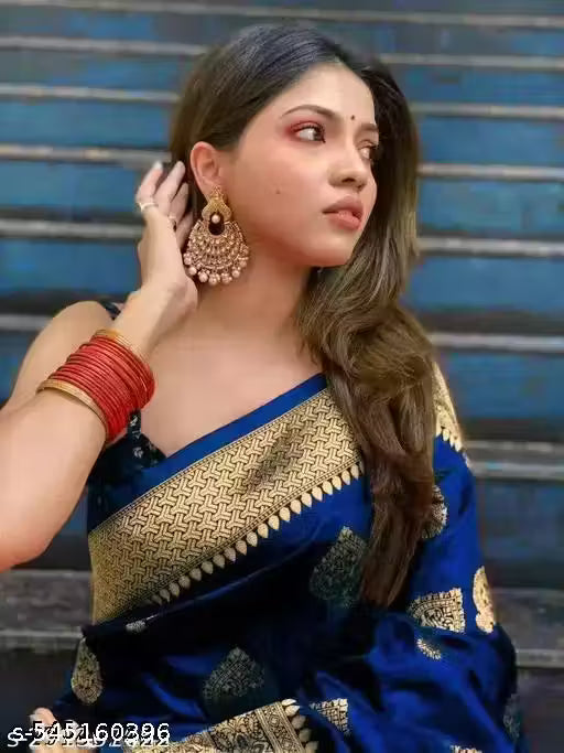 Women Pure Kanjivaram Silk Saree Soft Banarasi Sarees