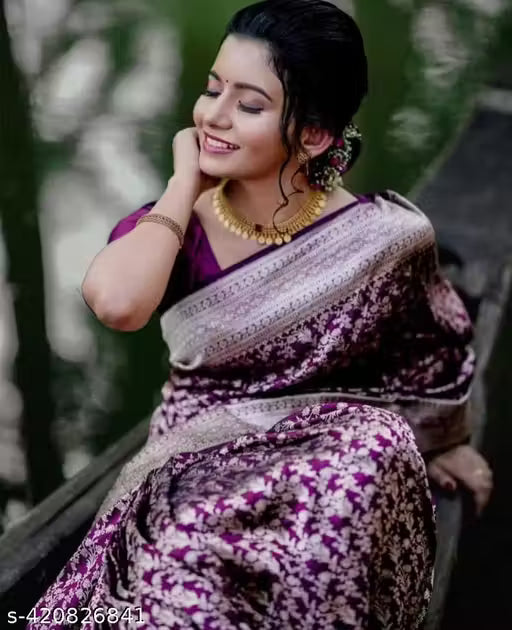 Amiable Wine Soft Silk Saree With Transcendent Blouse Piece