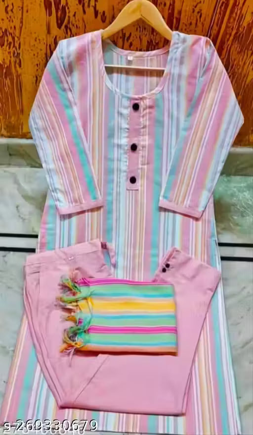 Khadi cottan kurti Sets