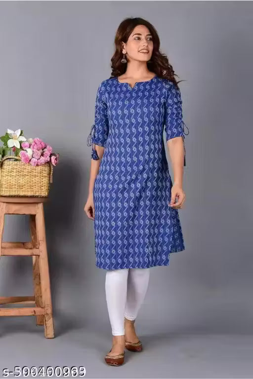 COTTON COMBO KURTI FOR WOMEN