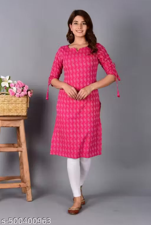 COTTON COMBO KURTI FOR WOMEN