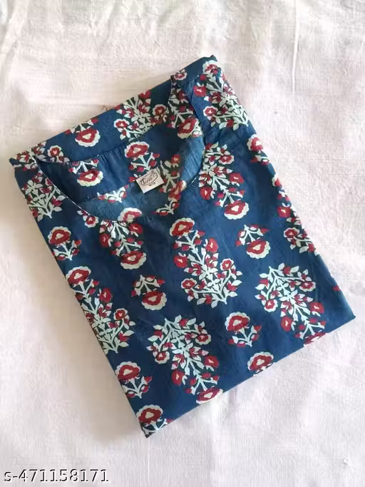 Daily Wear Navy Blue Cotton Kurta – Soft, Comfortable & Stylish Ethnic Look