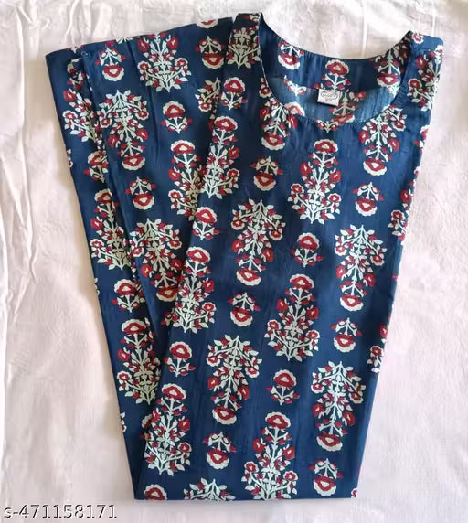 Daily Wear Navy Blue Cotton Kurta – Soft, Comfortable & Stylish Ethnic Look