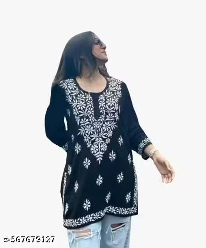 Only Short kurties Embroidery kurtis Ladies wear and Girls Wear pakistani TRENDING KURTIES