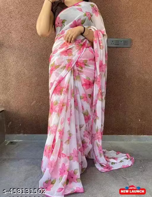 CHIFFON DESIGNER SAREE