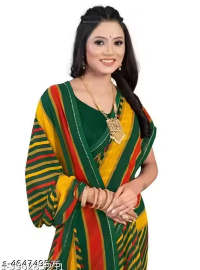 WOMEN'S PRINTED SAREE FOR DAILY WEAR