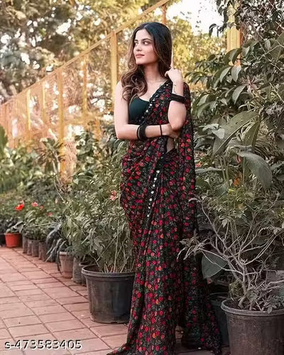 Daily Wear Chiffon Saree