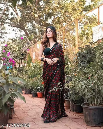 Daily Wear Chiffon Saree