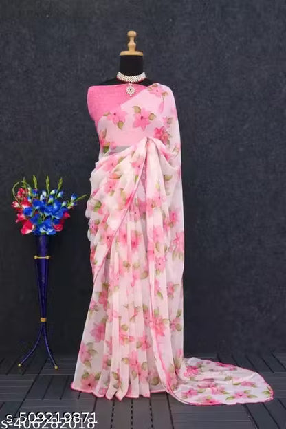 FLOWER DESIGNER SAREE