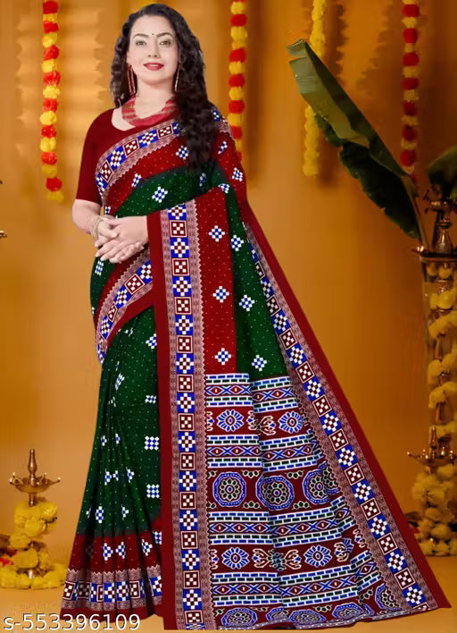 TARENI NX Most Demanding Pure Cotton Sambalpuri Saree Best Quality