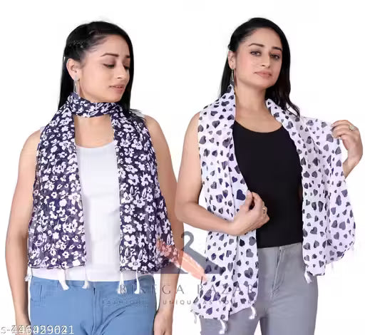 Classy Stylish Women Dupattas pack of 2