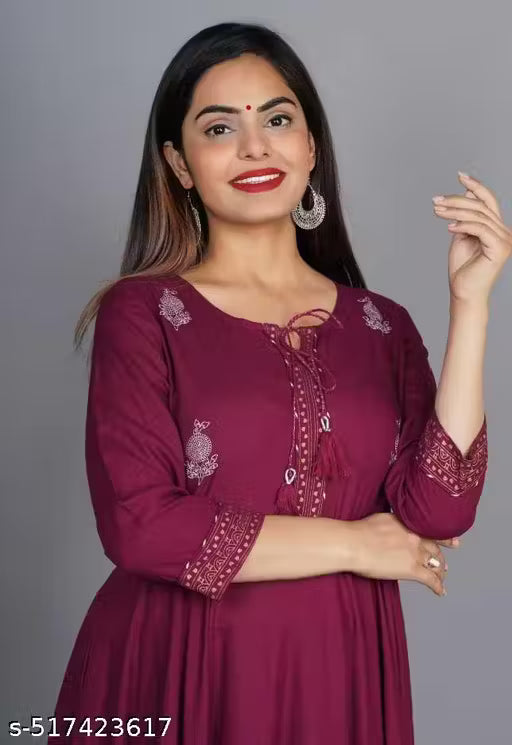 New Anarkali pretty kurti . New Gown , New Fashionable kurti , New heavy full lenth kurti