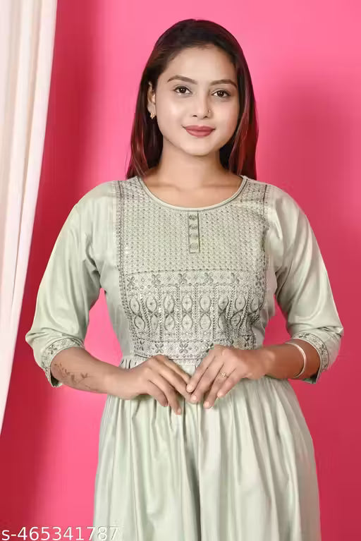 Super stylish and pretty women ethnic kurti