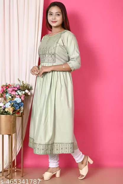 Super stylish and pretty women ethnic kurti