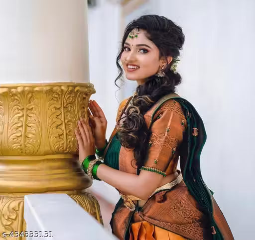 HALF SAREE JECARD LEHANGA