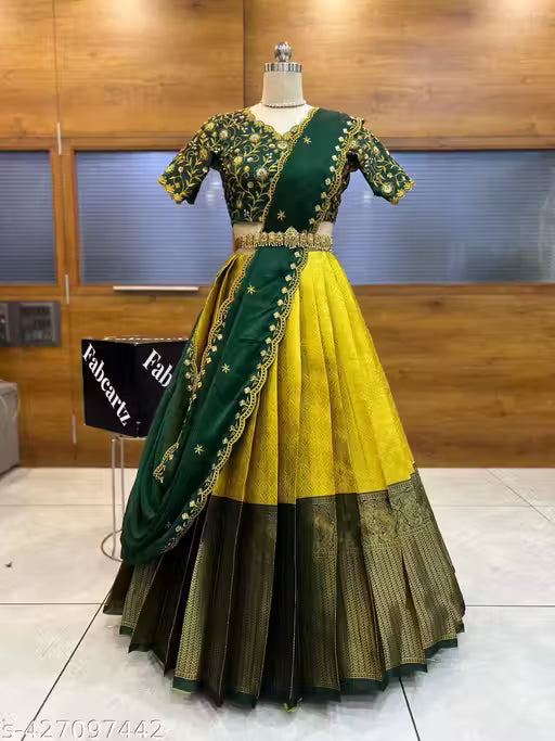 South Indian Style Half Saree
