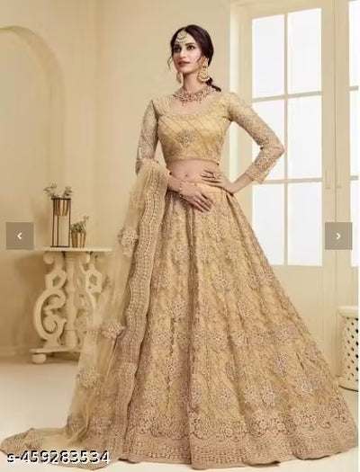 Embroidered Lehenga Choli Set with Dupatta for girls and womens