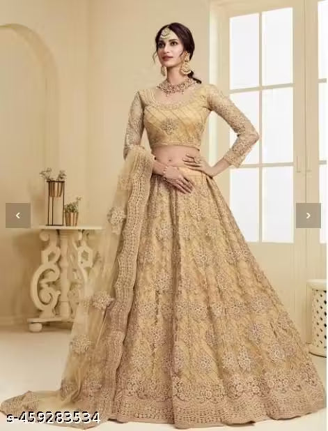Embroidered Lehenga Choli Set with Dupatta for girls and womens