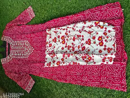 Bandhani Print kurta Set
