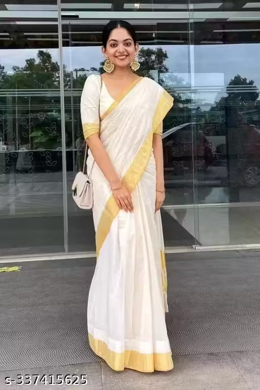 Plain Silk Saree