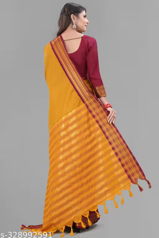 Plain Silk Saree