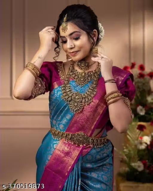 Designer Kanjeevaram Soft silk Saree For Women